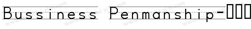Bussiness Penmanship字体转换